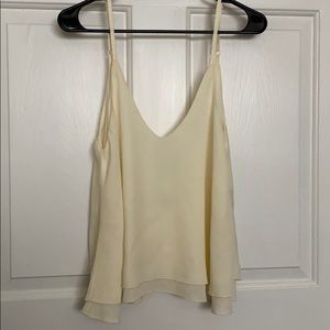 Tobi Off White Flowy Blouse